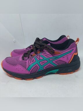 Asics Gel Venture 8 Sneakers Womens Size 7.5 Digital Grape/Baltic Sport Shoes